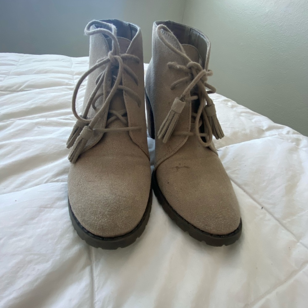 Restricted Brand Light Brown Booties